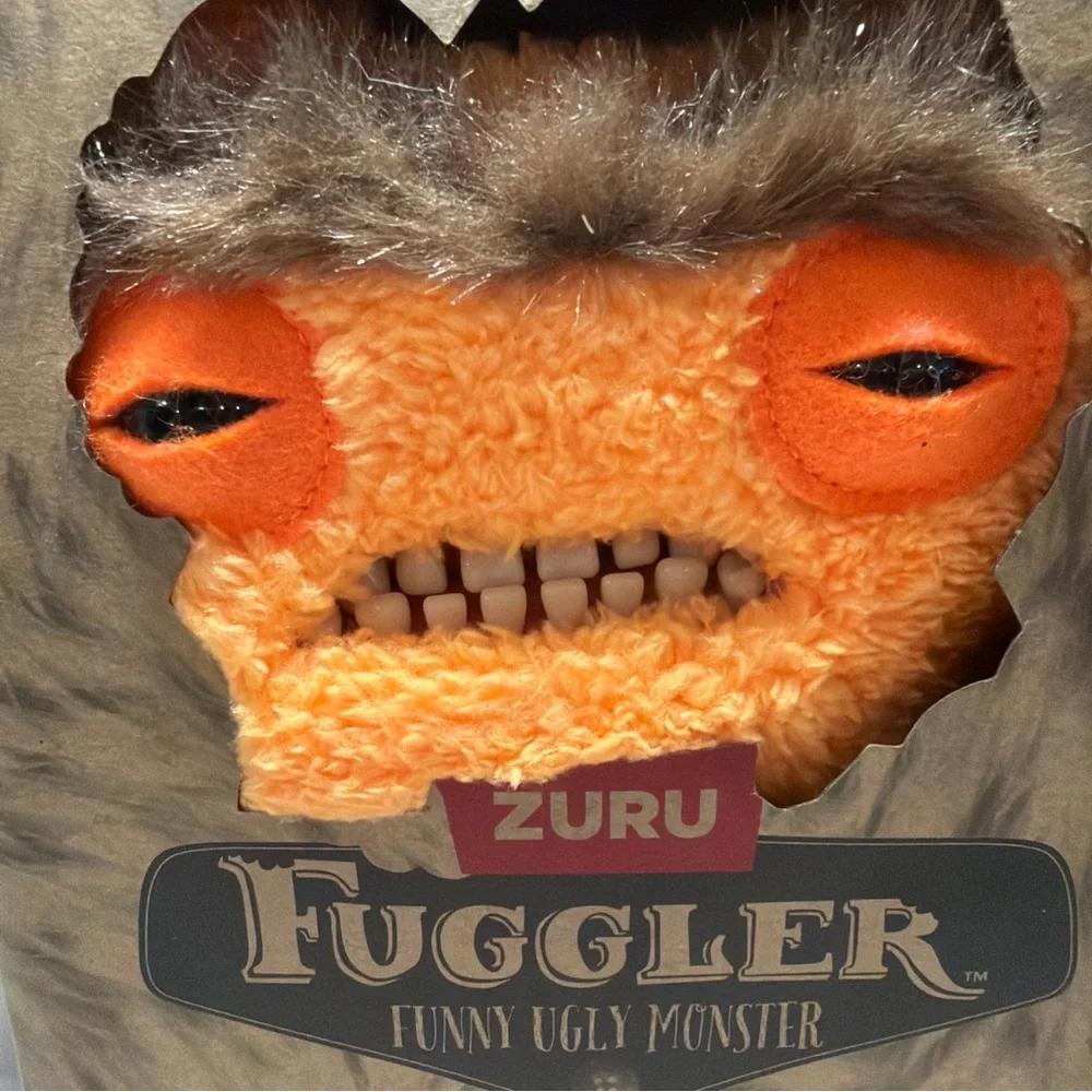 Fuggler Hairy Fuggs Orange Toy New In Box